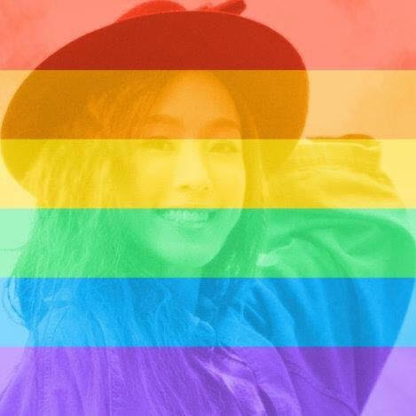 台灣歌手范瑋琪亦換上彩虹大頭照。(facebook截圖)