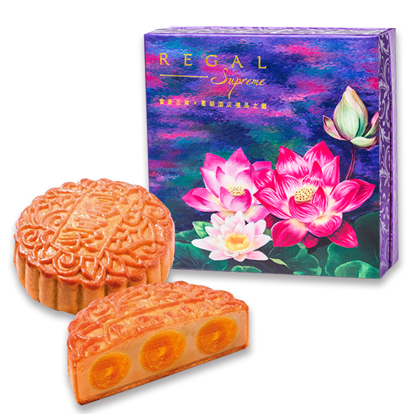 六黃白蓮蓉月餅(一件裝)-超級月餅