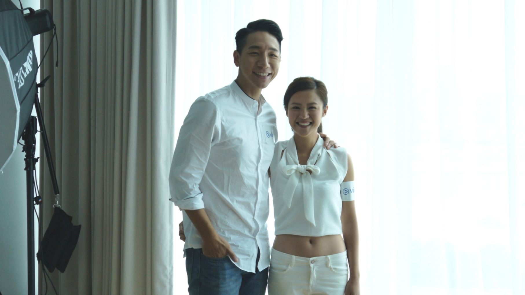 柳俊江(左)對「三人分飾一角」感到相當有興趣,又話心急想知道觀眾的反應。