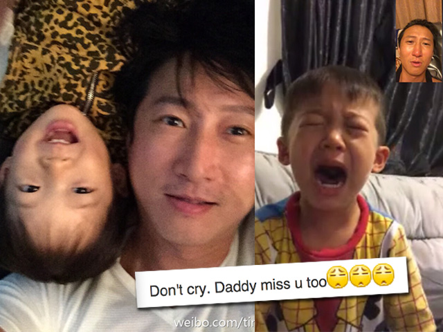 TJ掛念爸爸爆喊 天明窩心又心痛：Daddy miss u too