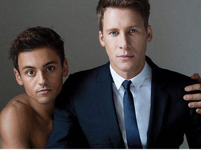 跳水王子湯姆戴利孖未婚夫上雜誌封面