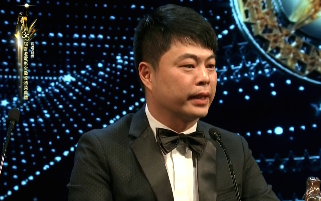 翁子光憑《踏血尋梅》奪最佳編劇 。(電視畫面截圖)