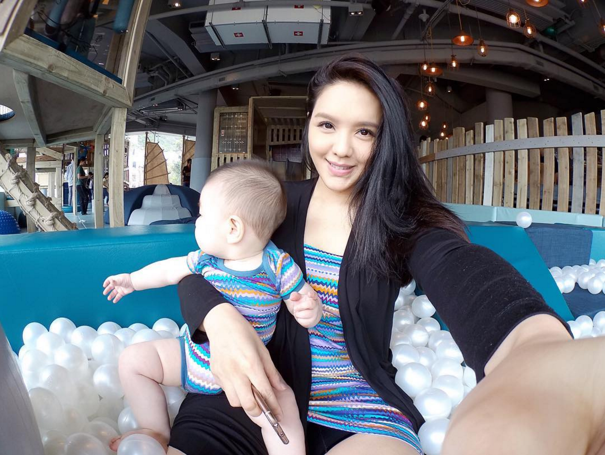 Ella俾好大自由度囝囝。(Instagram圖片)