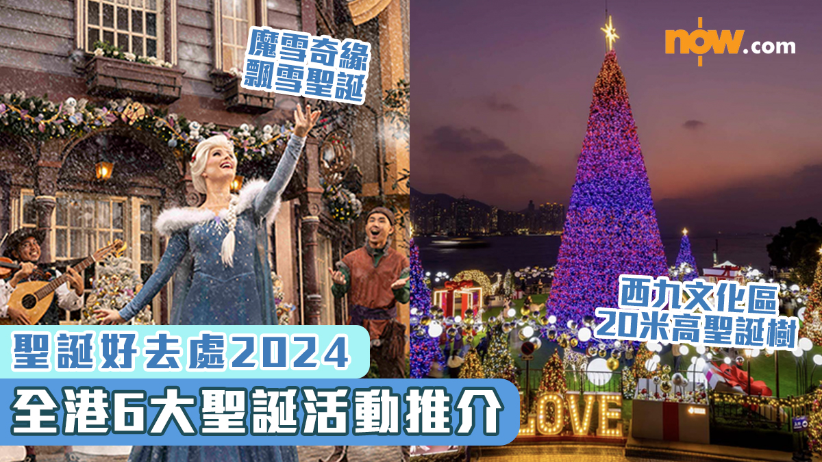 聖誕好去處2024|全港6大聖誕活動推介 西九聖誕樹/迪士尼聖誕樹亮燈禮/AIA嘉年華