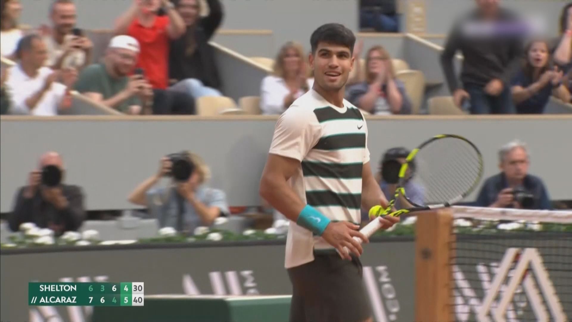 法網　艾卡拿斯挫舒爾頓闖男單八強