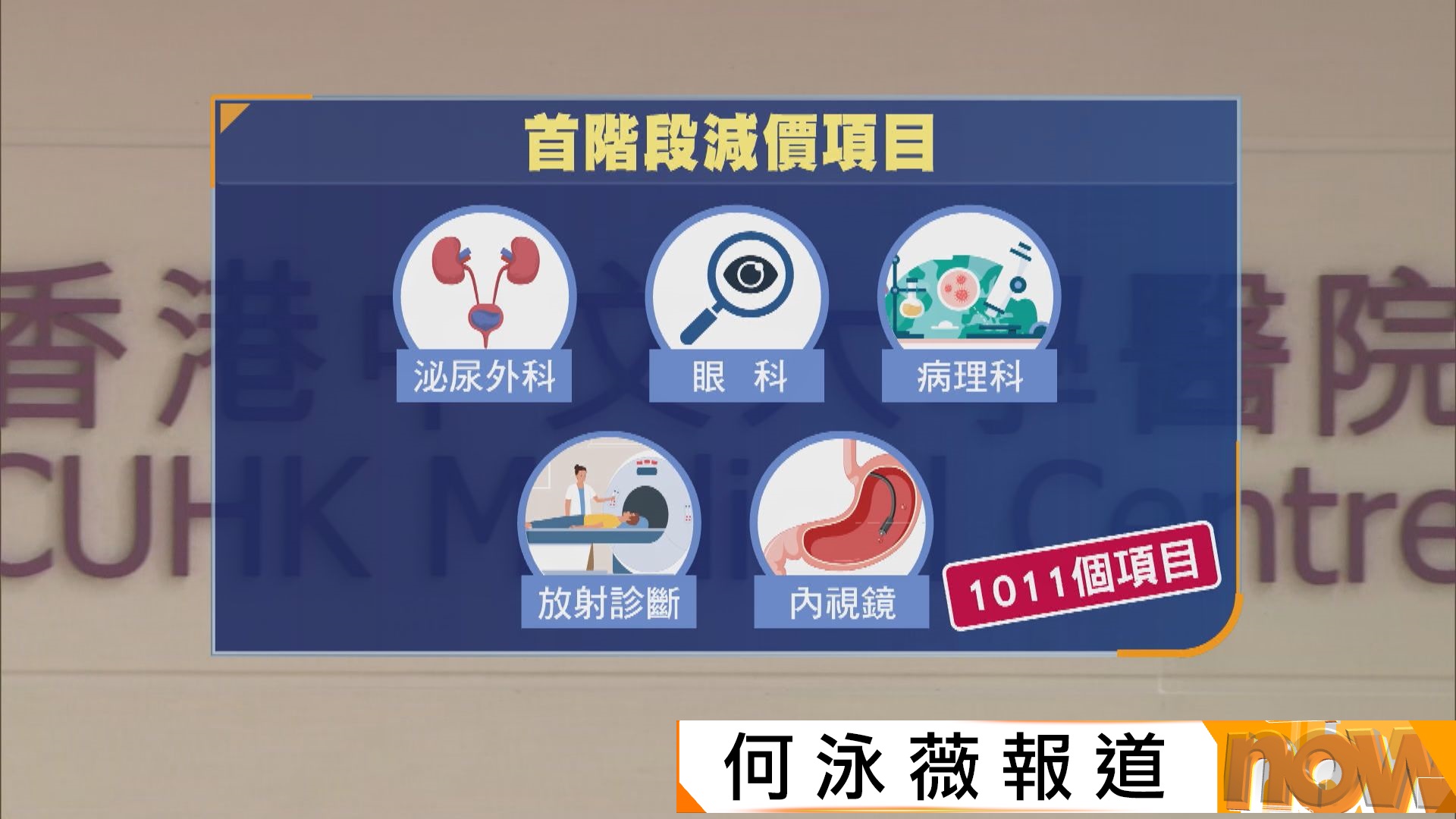 中大醫院逾千個項目本月起減價　稱部分收費不合理　按市場調整至合適水平