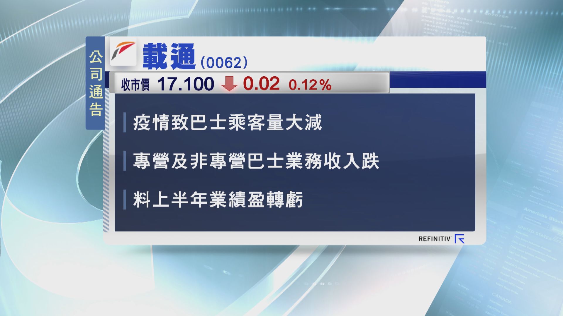 九巴營運商載通發盈警