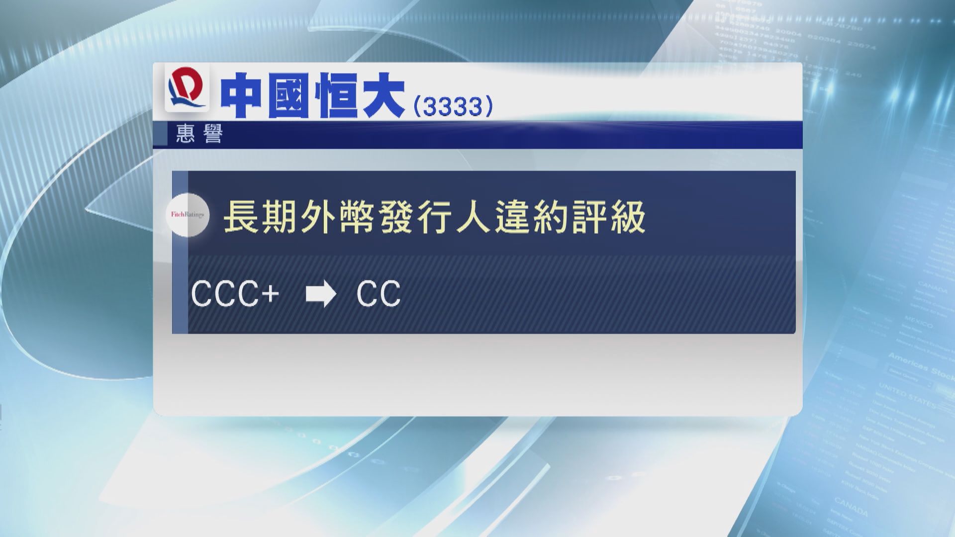 傳恒大通知兩銀行延遲還貸款息