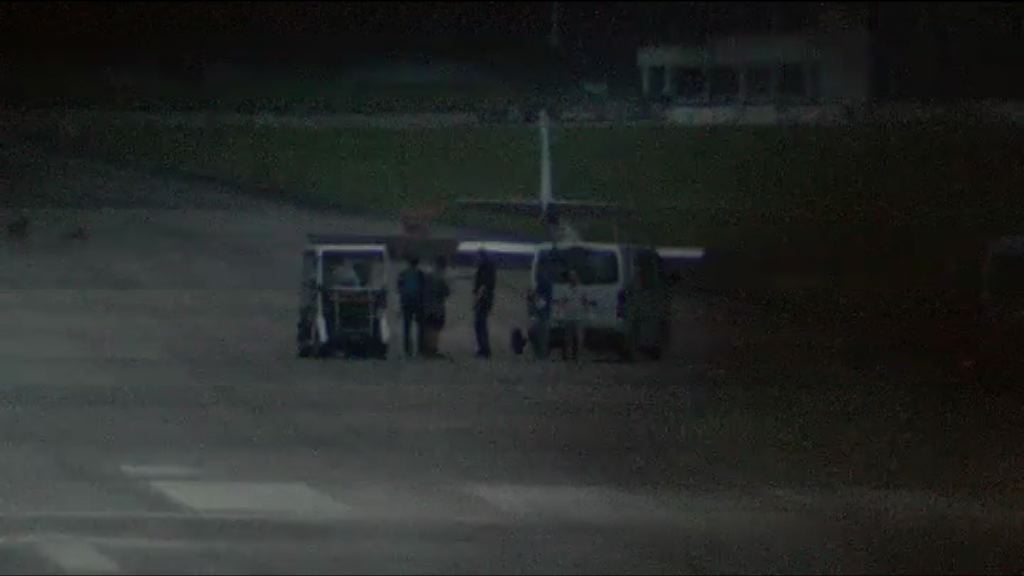 石崗小型飛機降落失事無人傷