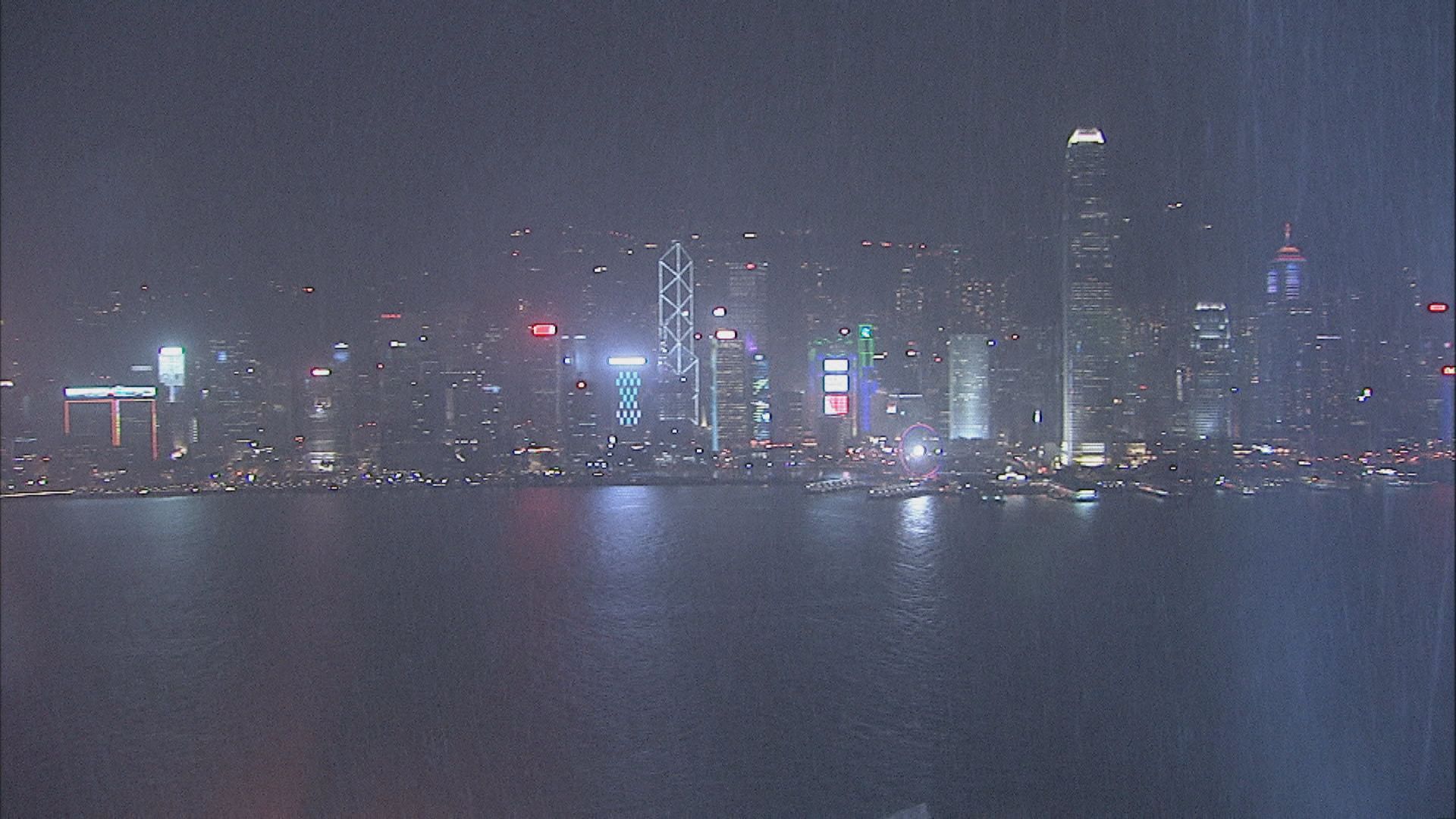 天文台發出黃色暴雨警告信號