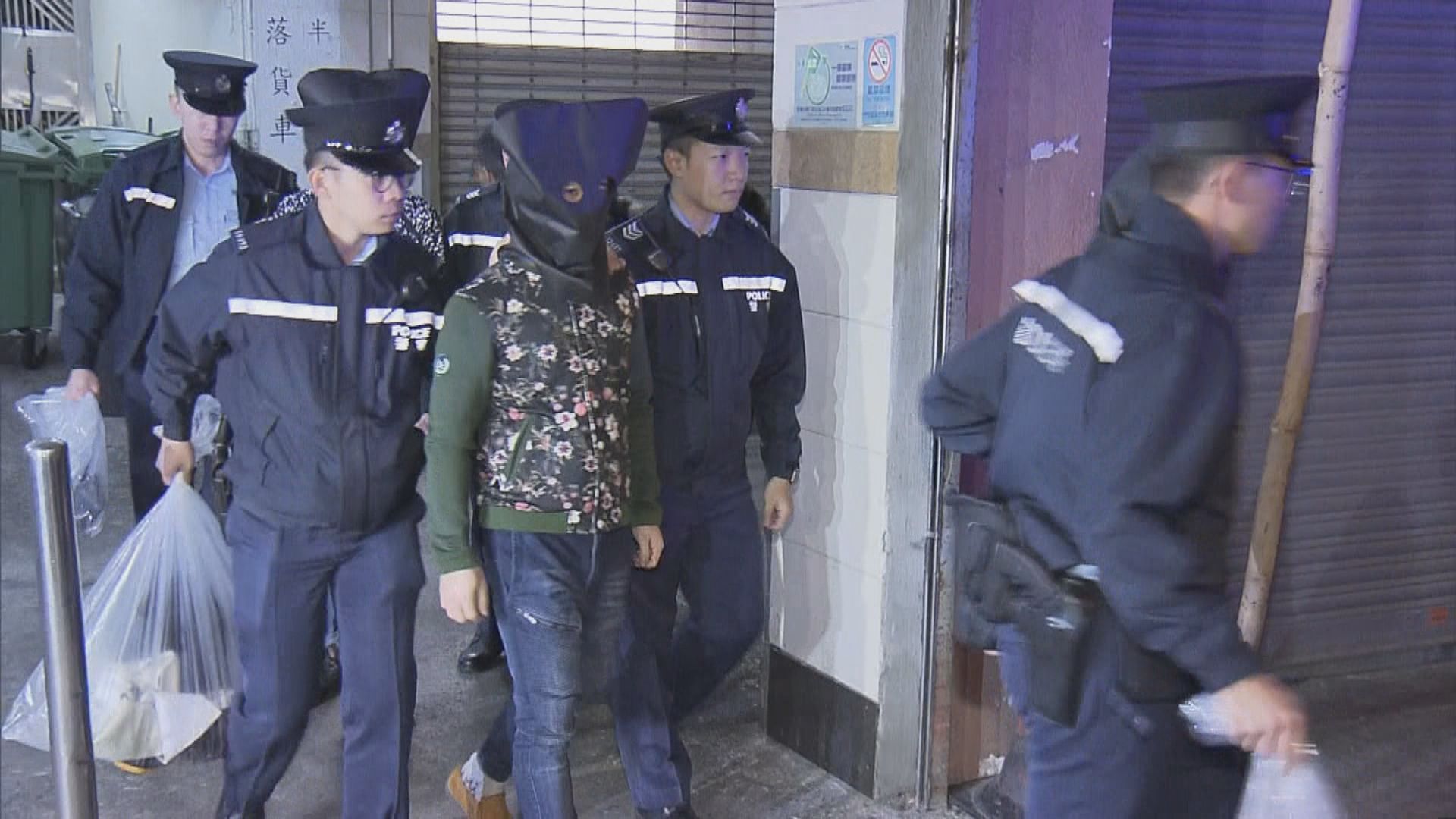 警方長沙灣打擊黑工拘七名男女