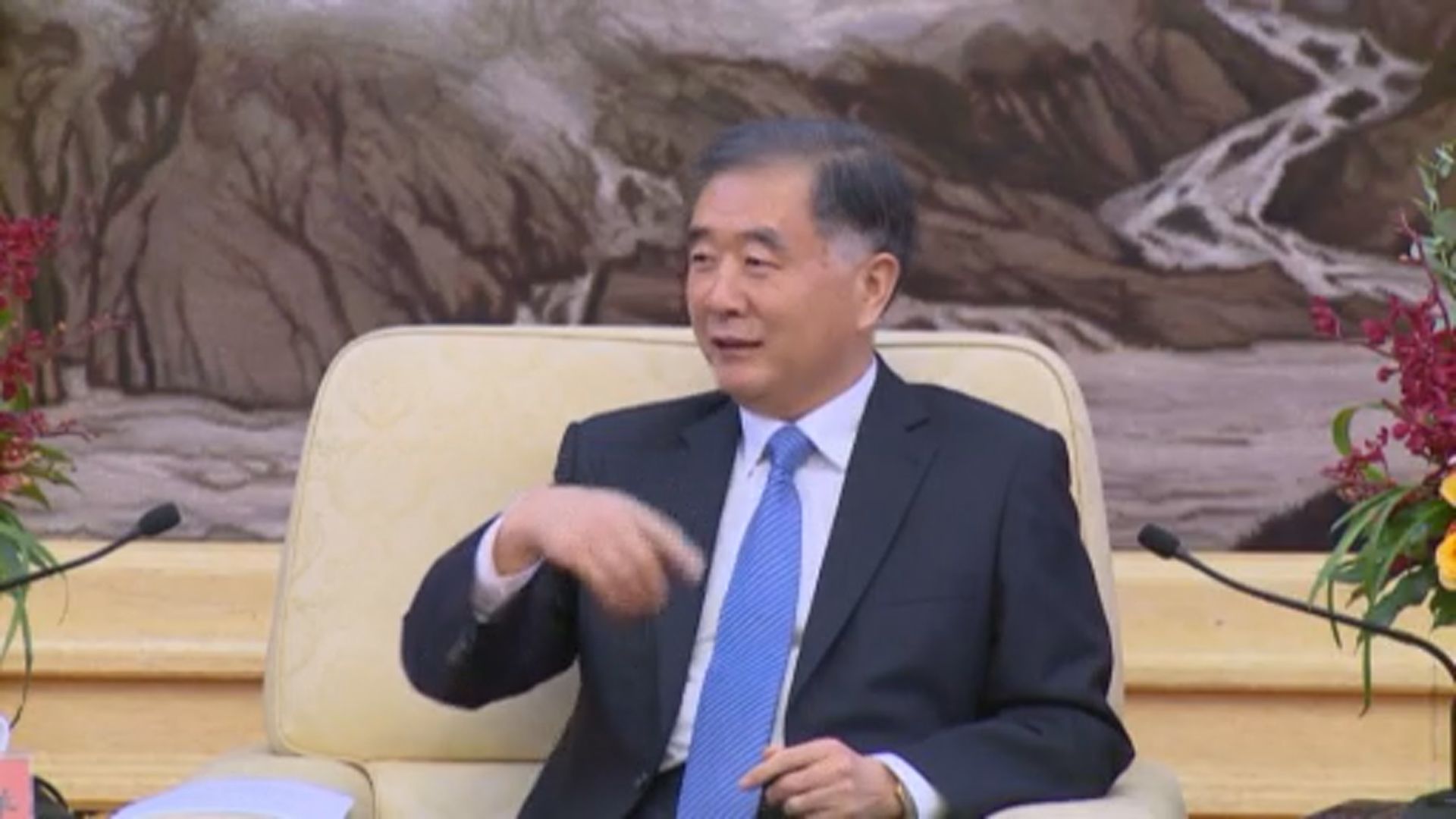 汪洋接見港區省級政協聯誼會訪京團