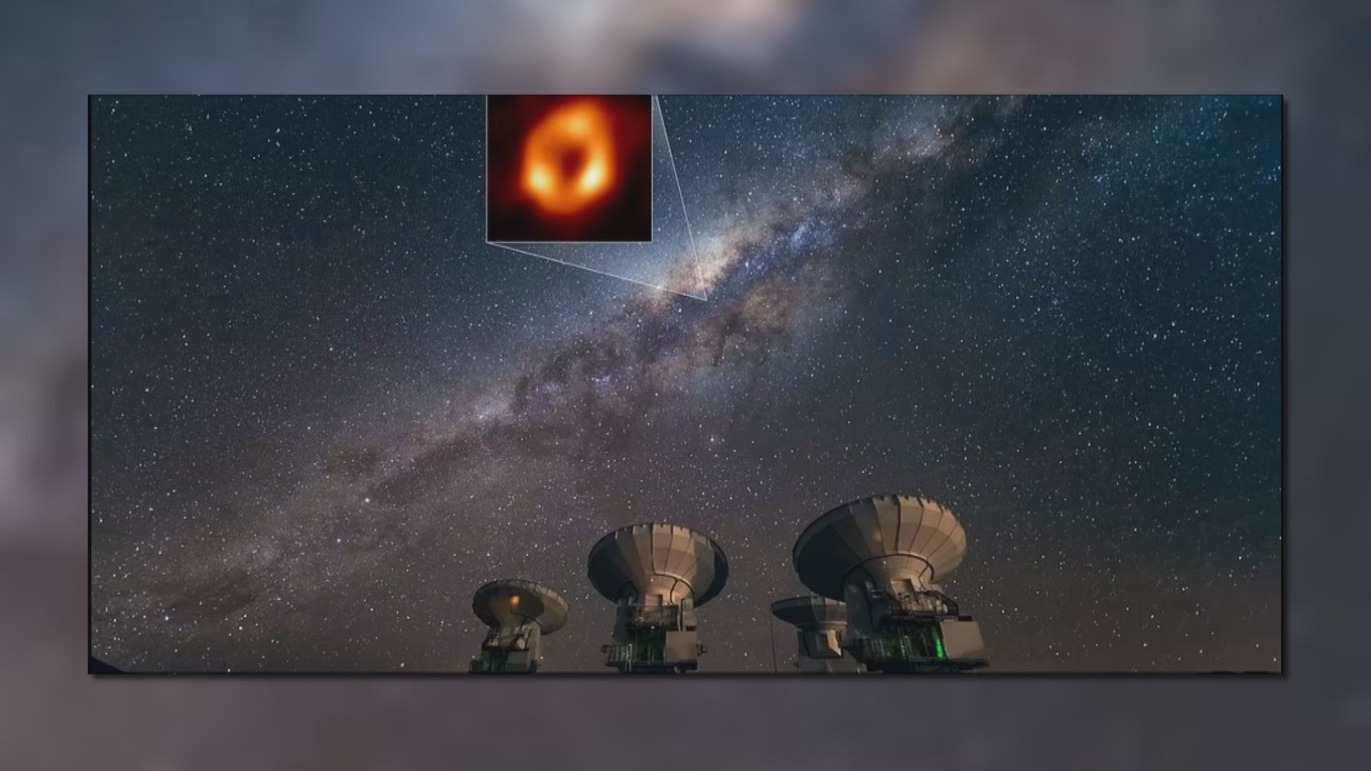 銀河系中心黑洞照片首次曝光