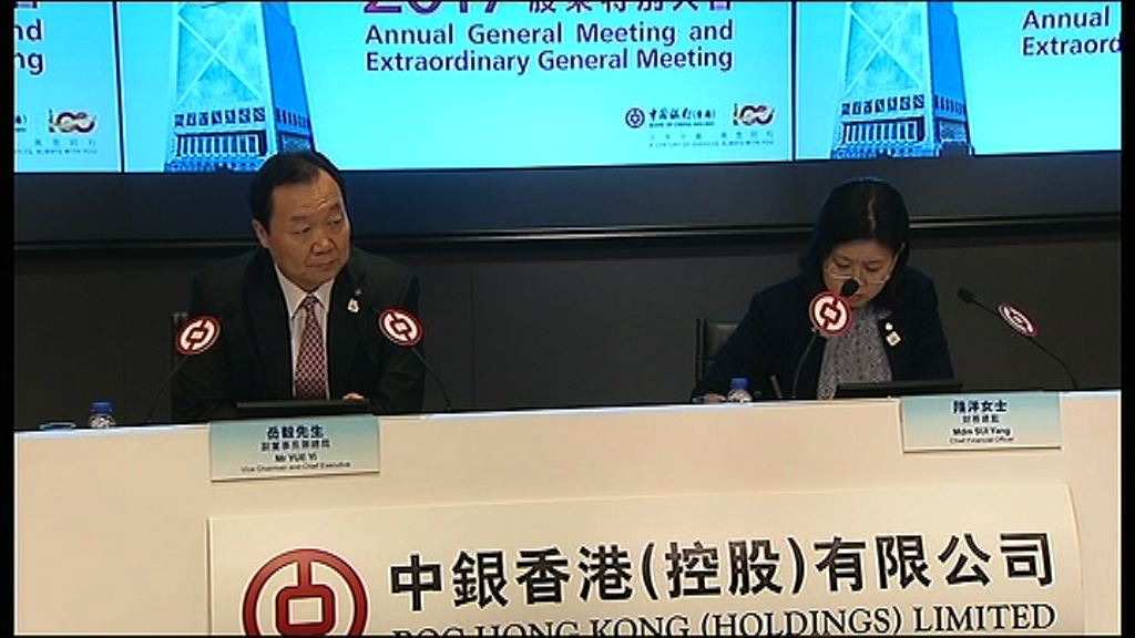 【研派特息】中銀料今年按揭業務單位數增長