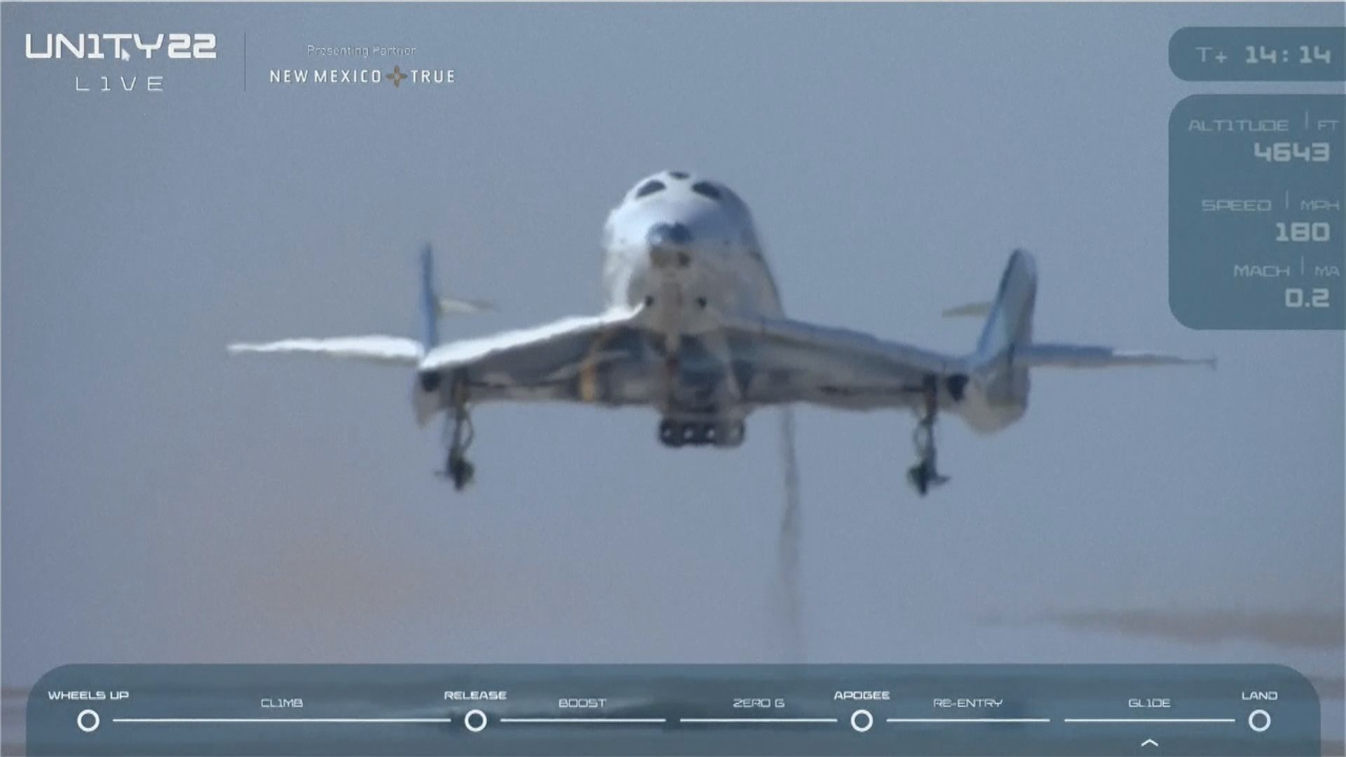 布蘭森成功前往大氣層邊緣旅遊並安全著陸