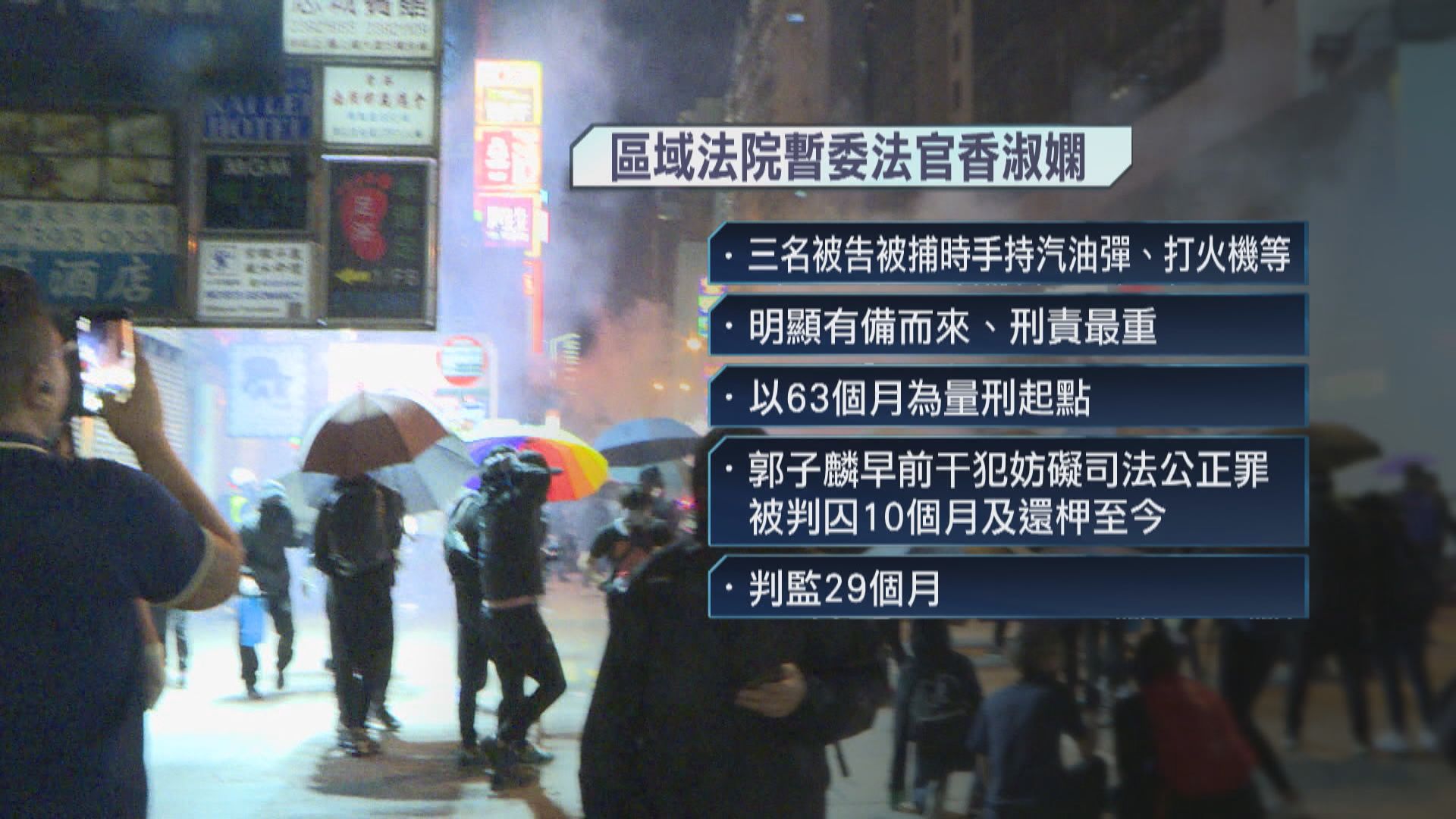 2019年理大衝突　13人暴動罪成判囚29個月至63個月