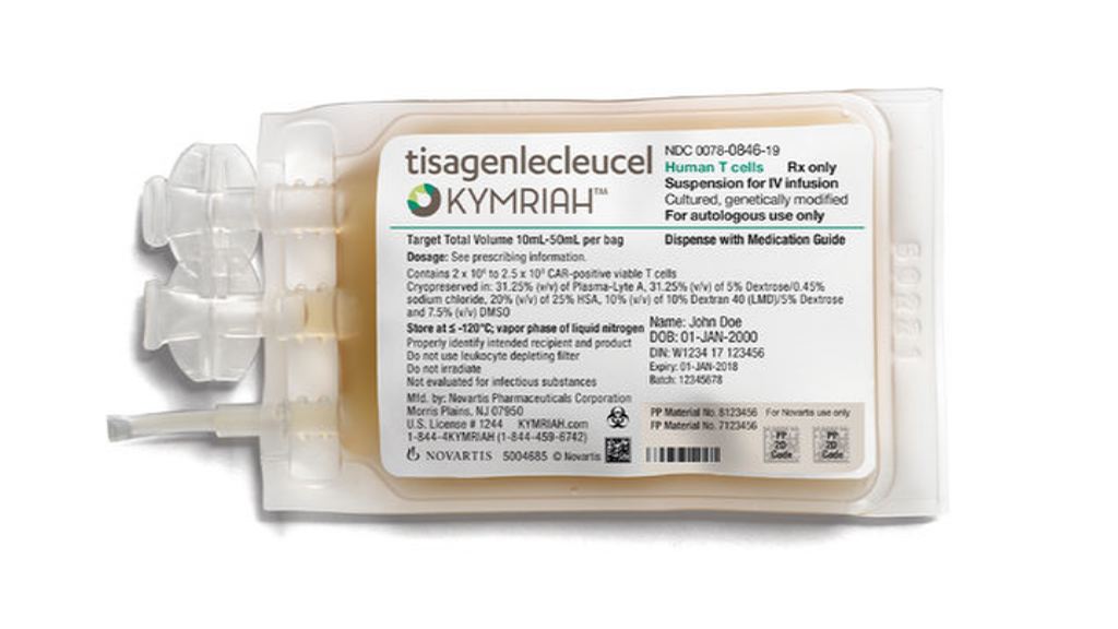 全新基因療法獲准使用治療血癌