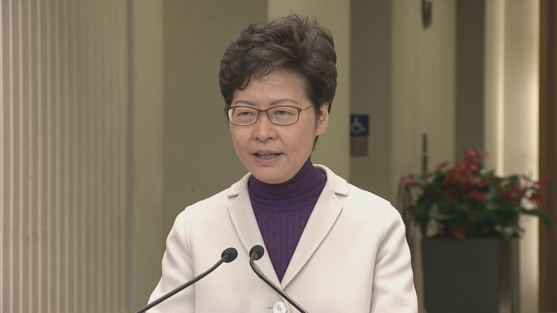 林鄭強烈反對美通過人權法案　反問香港有何自由受磨損