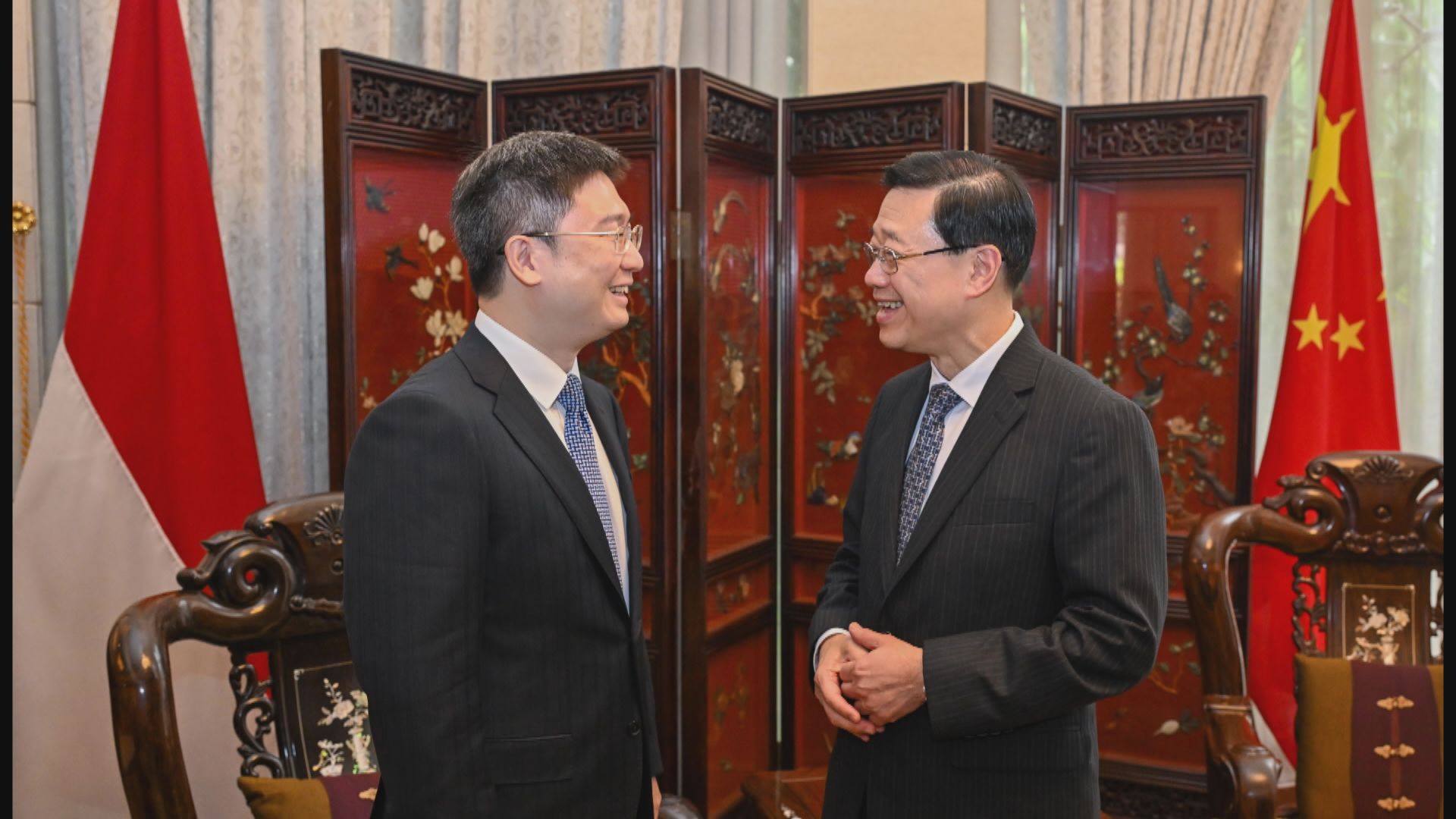李家超轉抵印尼雅加達訪問