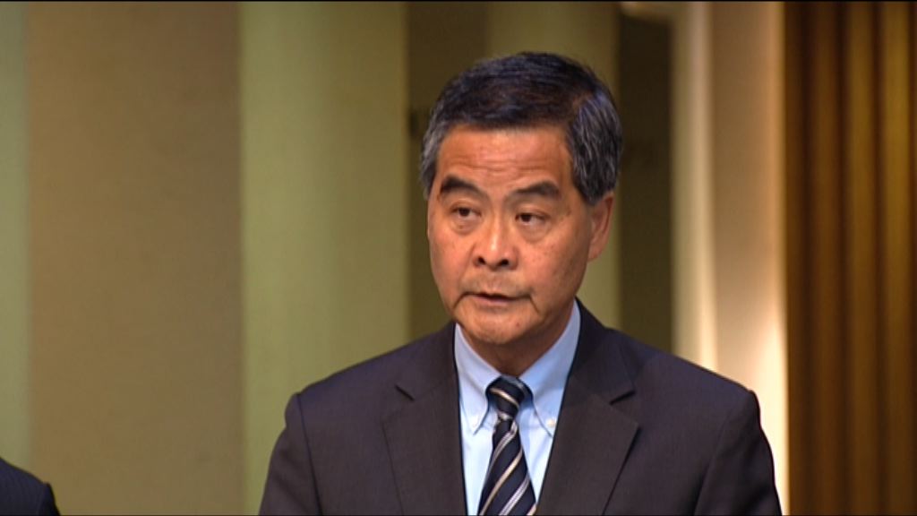 梁振英望通報機制檢討取得階段性成果