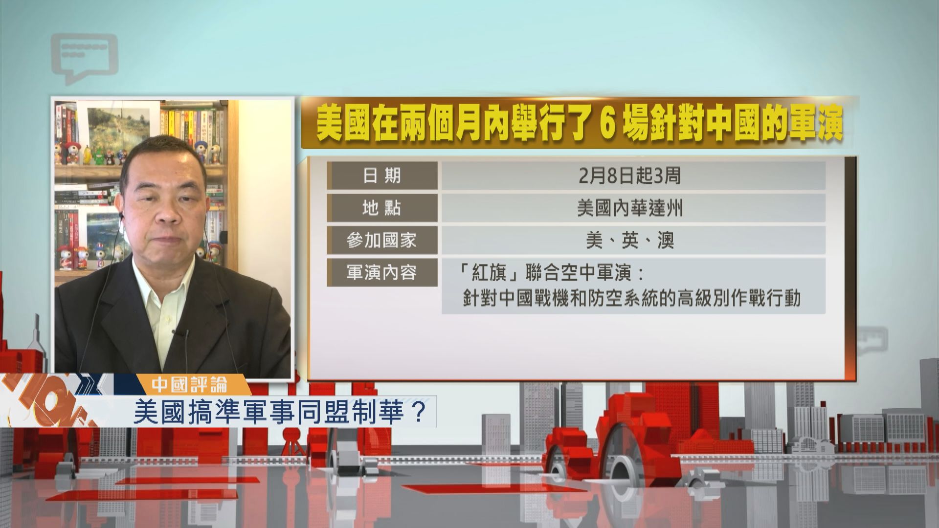 【中國評論】美國搞準軍事同盟制華？