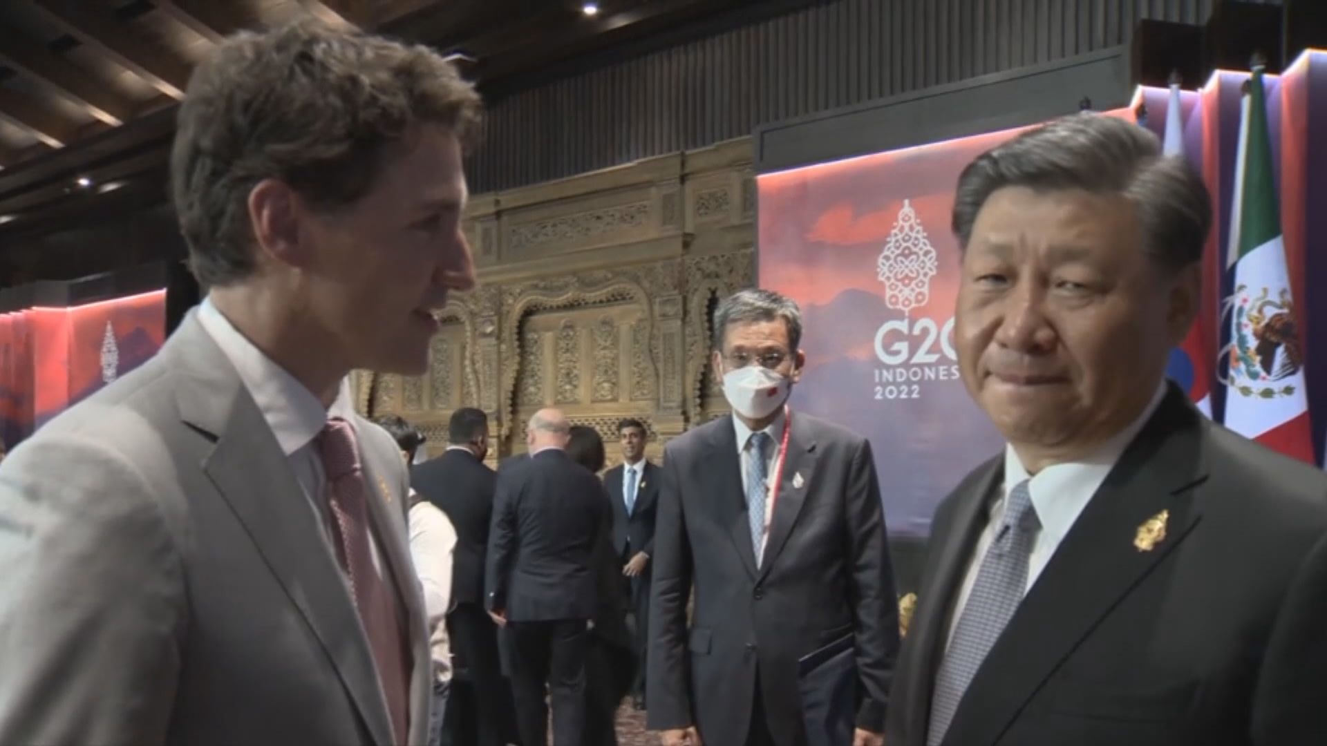 習近平向杜魯多表示談話內容外洩並不合適