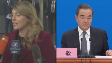 王毅與趙美蘭通電話 稱對與加拿大保持接觸對話持開放態度