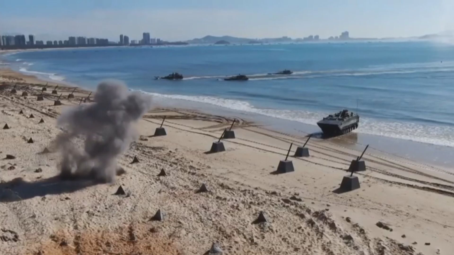 解放軍今起台島周邊聯合演訓