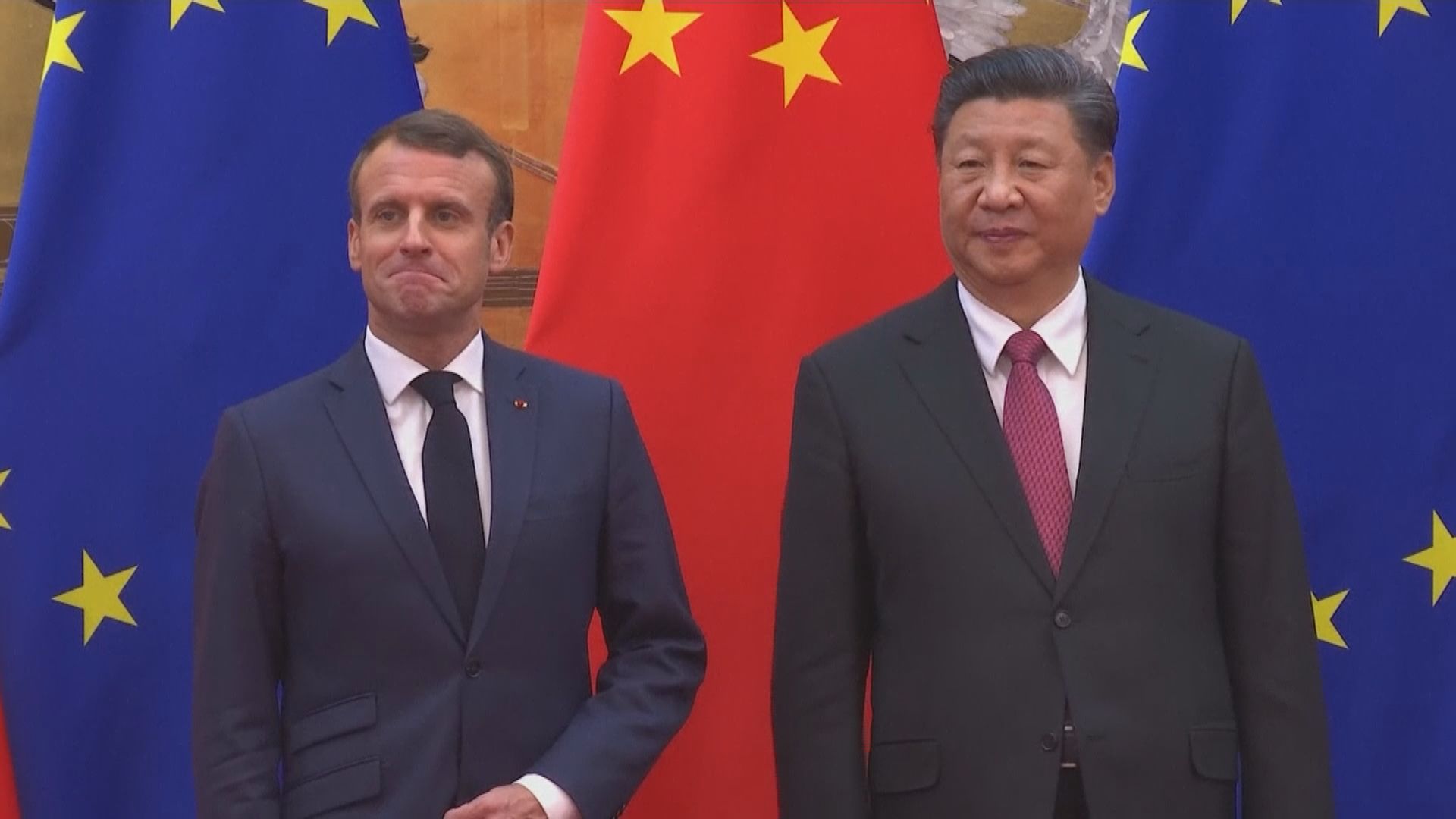 習近平與馬克龍通電話