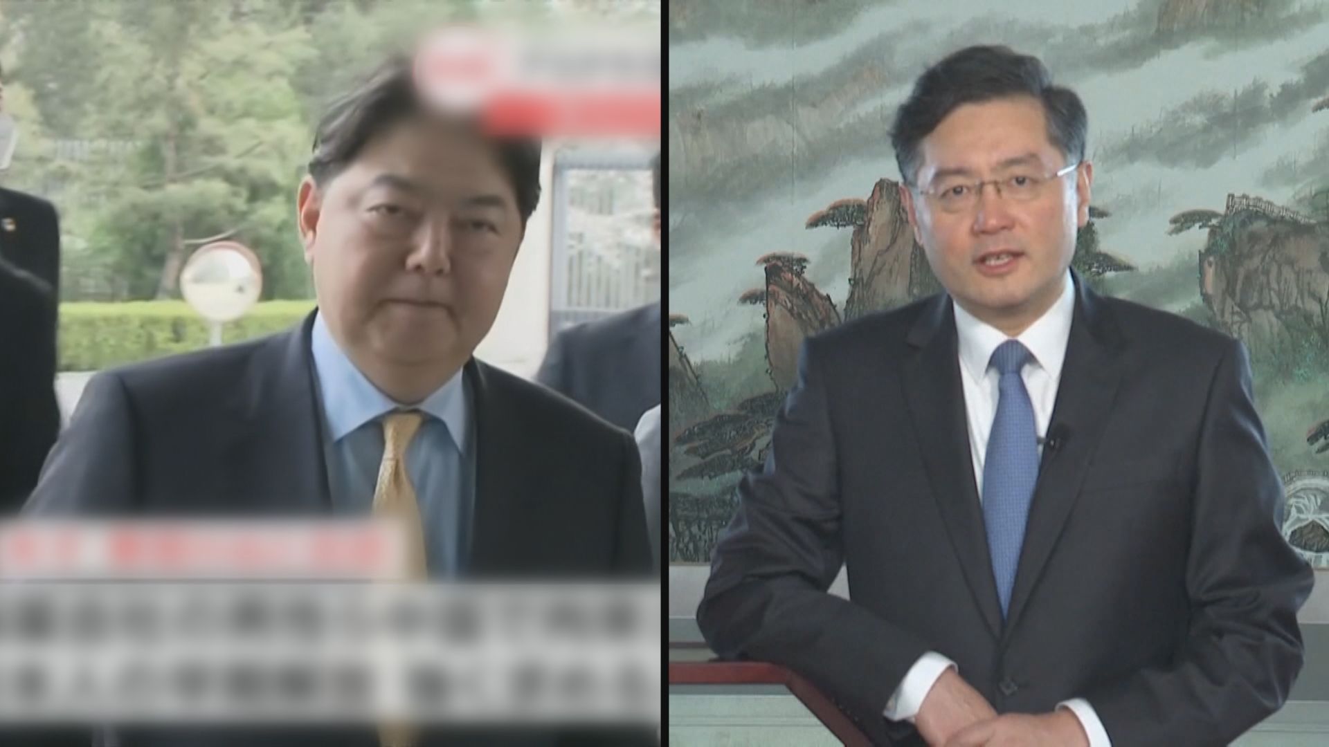 日外相林芳正先後與外長秦剛和總理李強會面