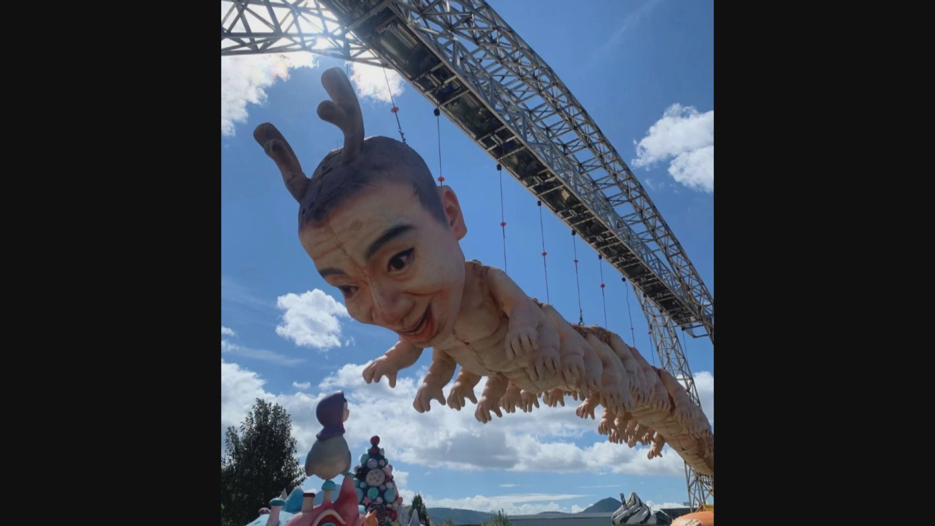 雲南藝術園雕塑被批恐怖詭異　園方拆除相關作品(郭寶鴻報道)