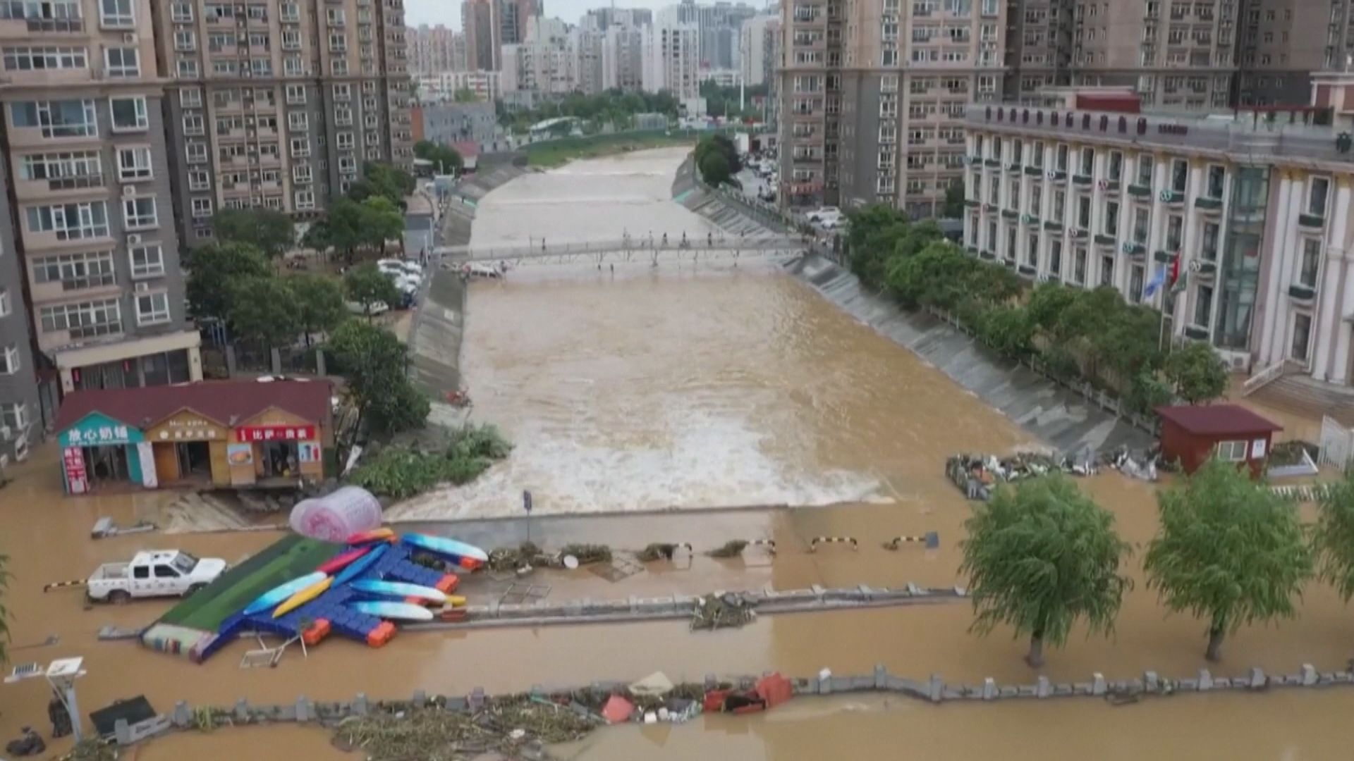 河南暴雨逾124萬人受災　損失近5千5百萬元人民幣