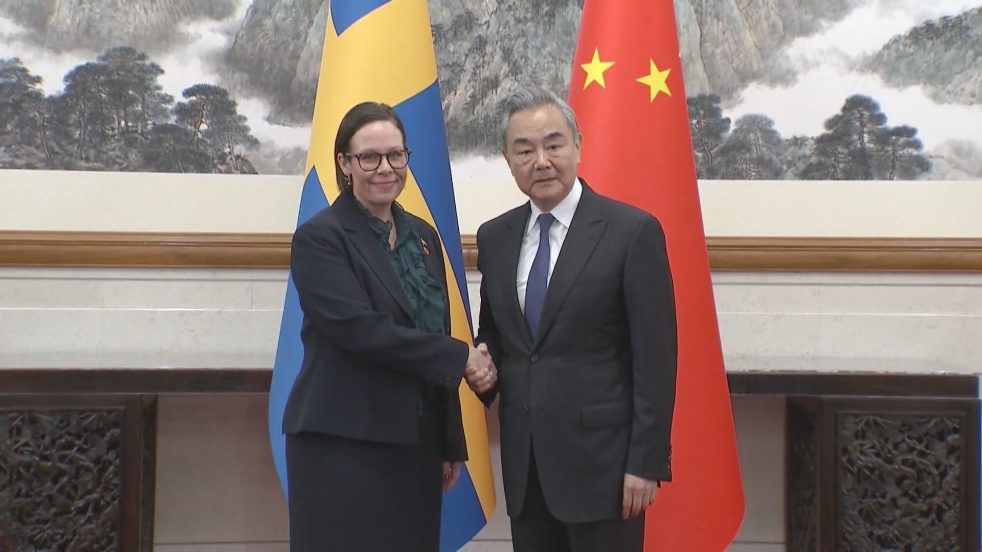 王毅會見瑞典外交大臣斯蒂納加德