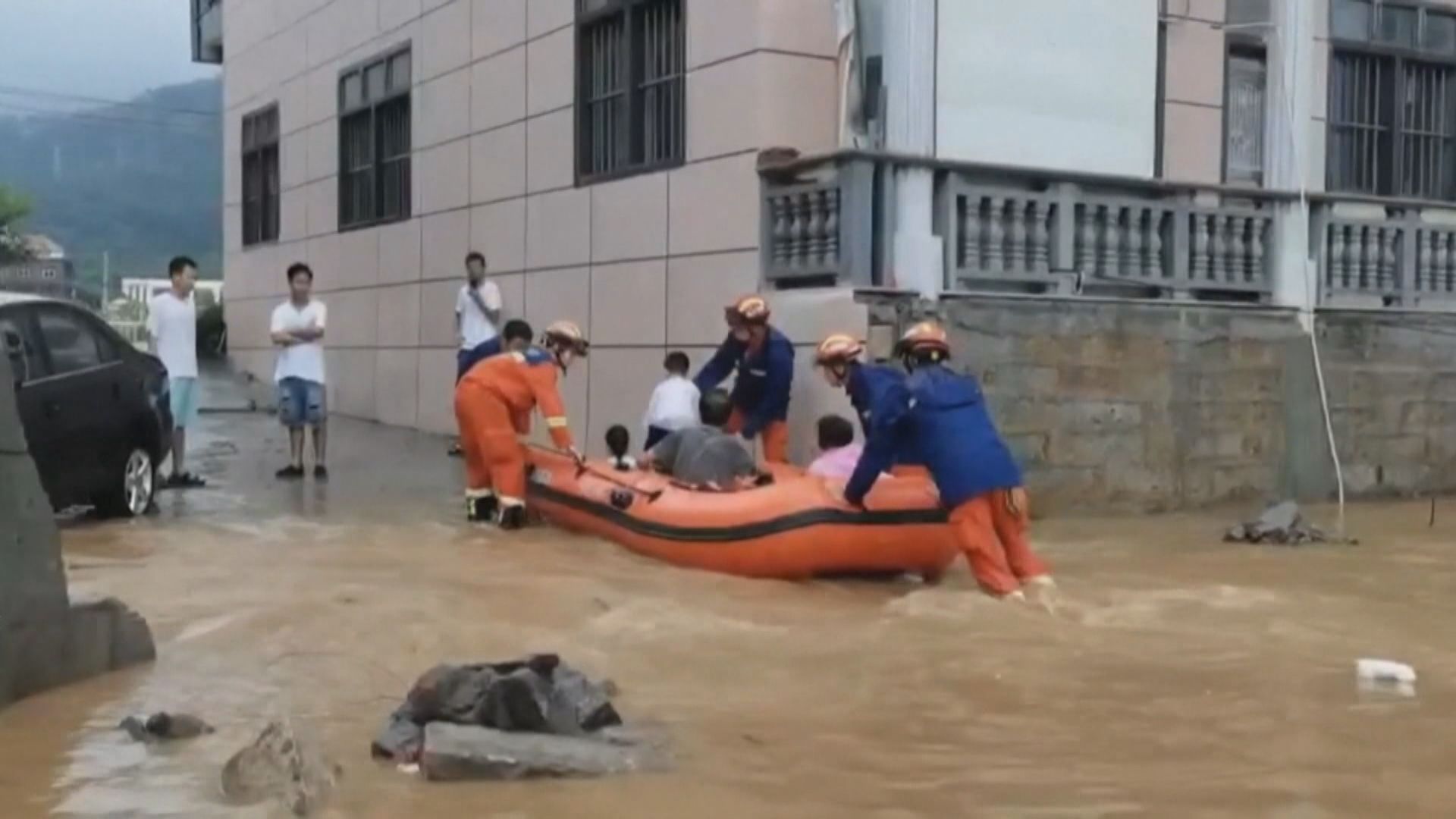 「杜蘇芮」為內地多處帶來暴雨 福州單日降雨量破紀錄