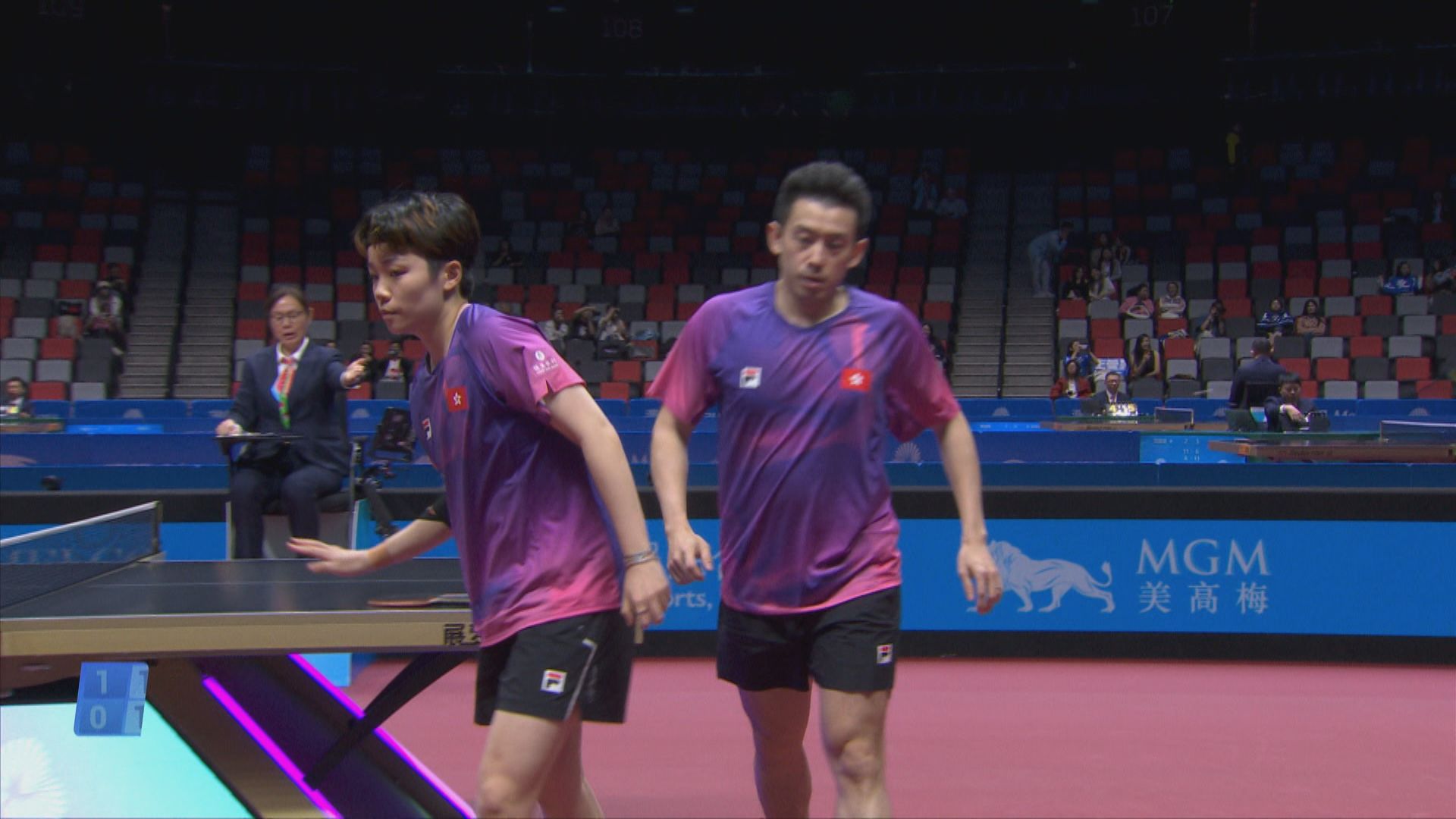 全運會乒乓球混雙　黃鎮廷及杜凱琹負遼寧八強止步