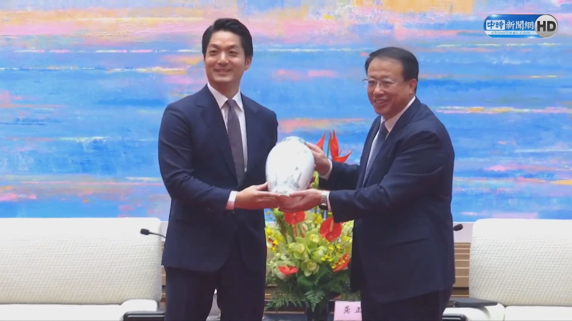 上海市長龔正晤蔣萬安 稱和平發展與合作是兩岸同胞共同心聲