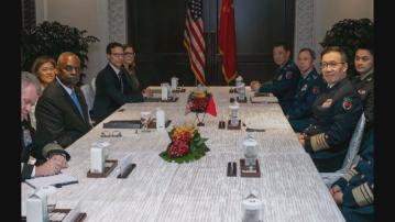 中美防長在新加坡會面 是近兩年來首次