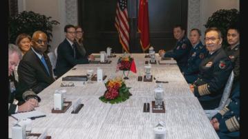 中美防長會晤 董軍促美在台灣問題上不以任何形式「以武助獨」