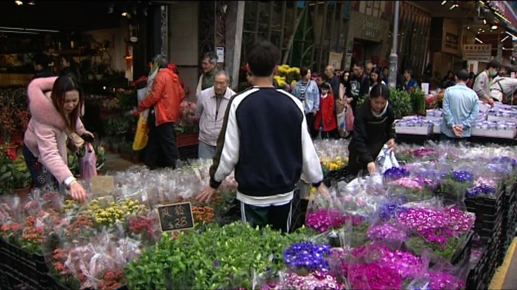 花店檔主：生意較去年多兩成
