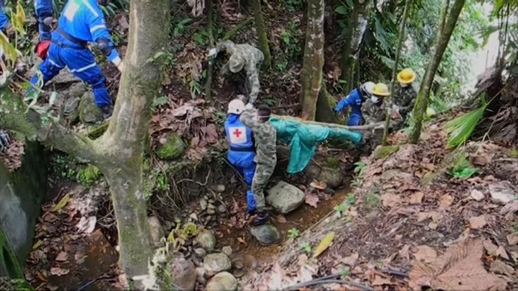 哥倫比亞搜救工作持續總統呼籲團結救災