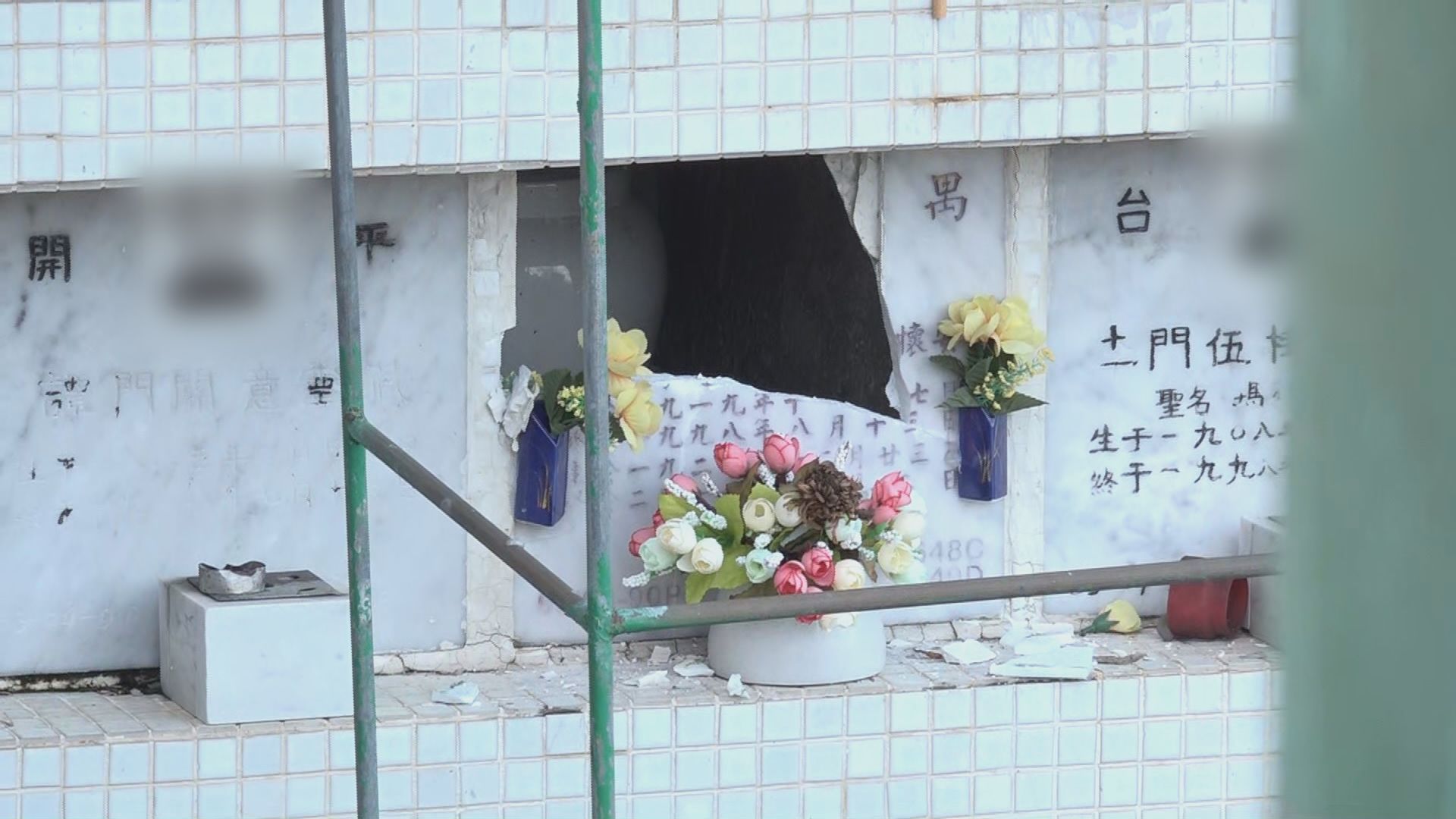 天主教教區將自費復修遭破壞龕位