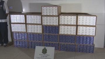 南韓郵寄21萬支私煙返港　海關拘兩漢