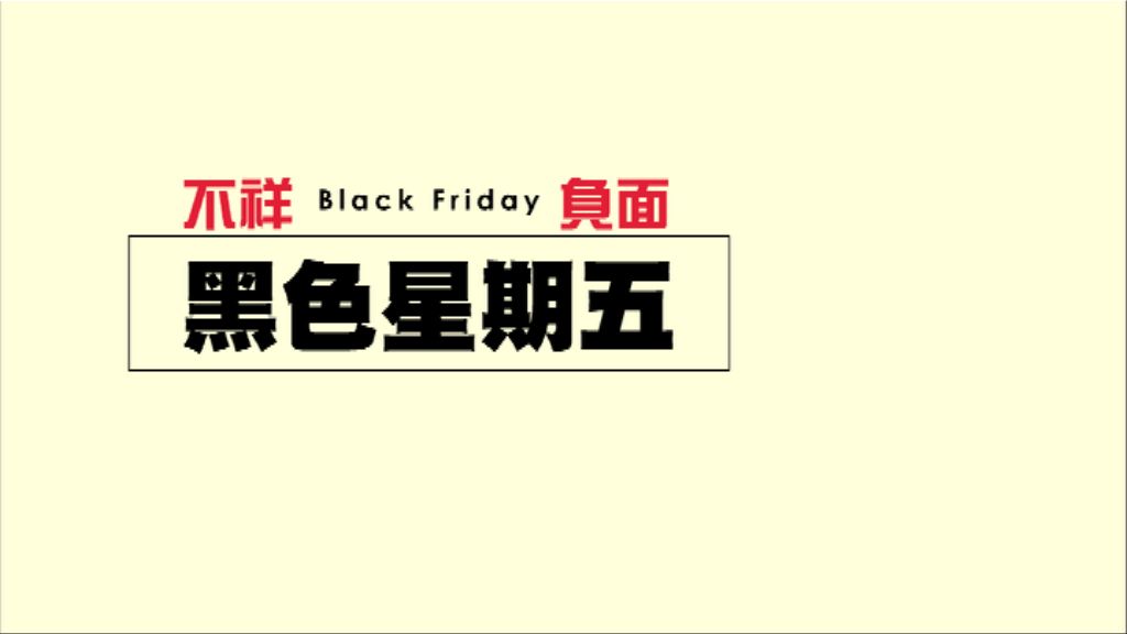 美國瘋狂購物日「黑色星期五」