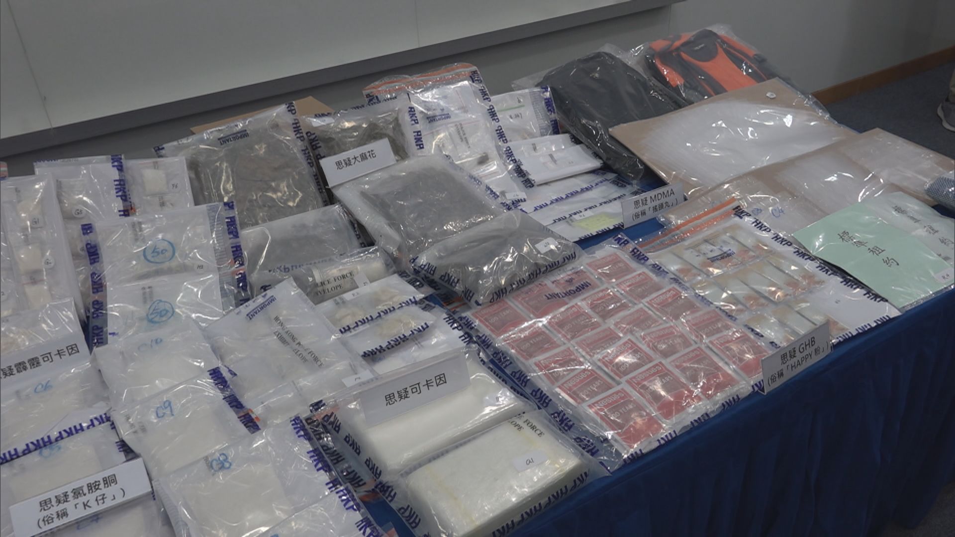 警方檢逾670萬元毒品拘四人