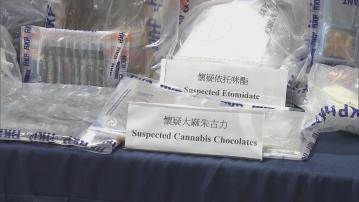 警方4月檢市值3800萬元毒品 拘50男11女