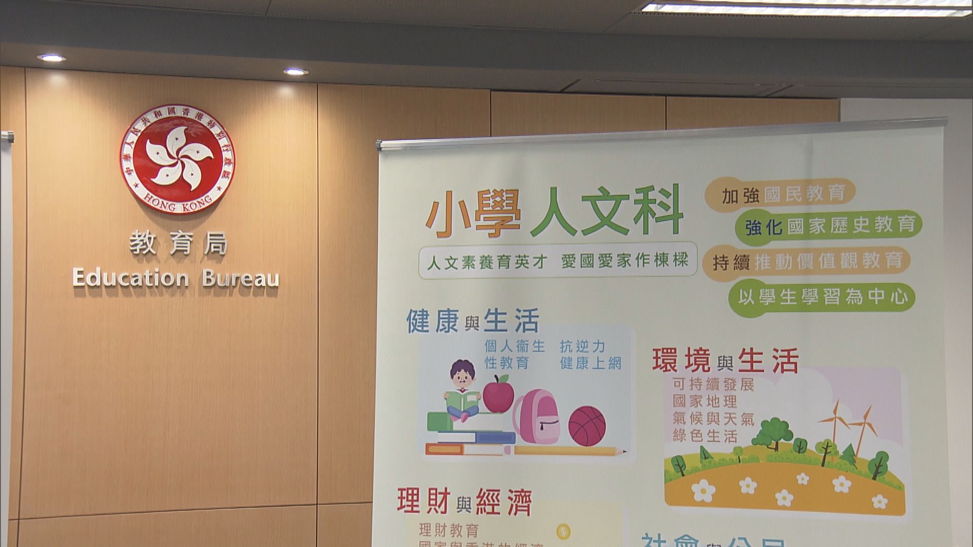 小學人文科分六大範疇 培養國民身份認同