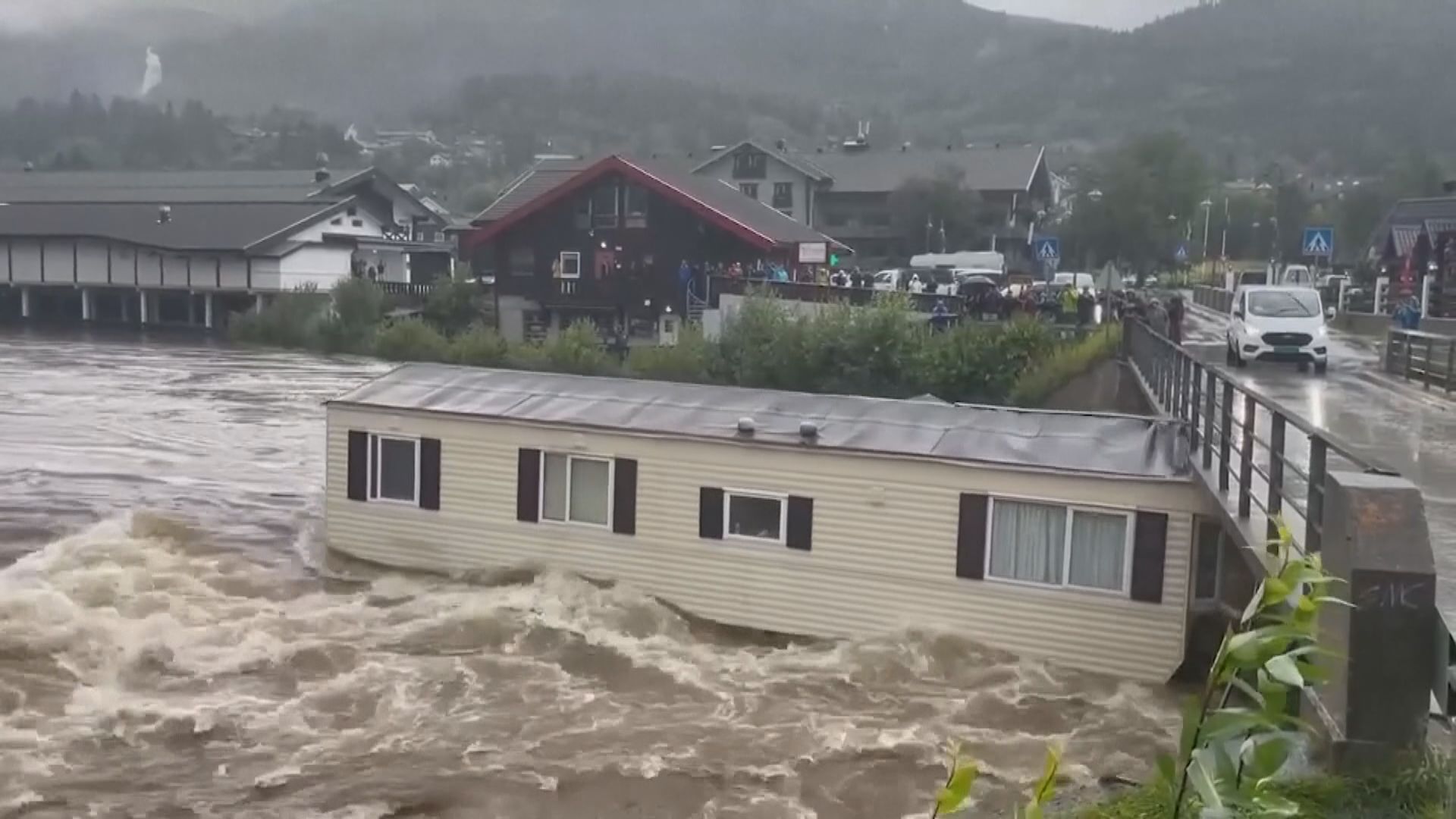 挪威等北歐國家因風暴漢斯連日暴雨成災