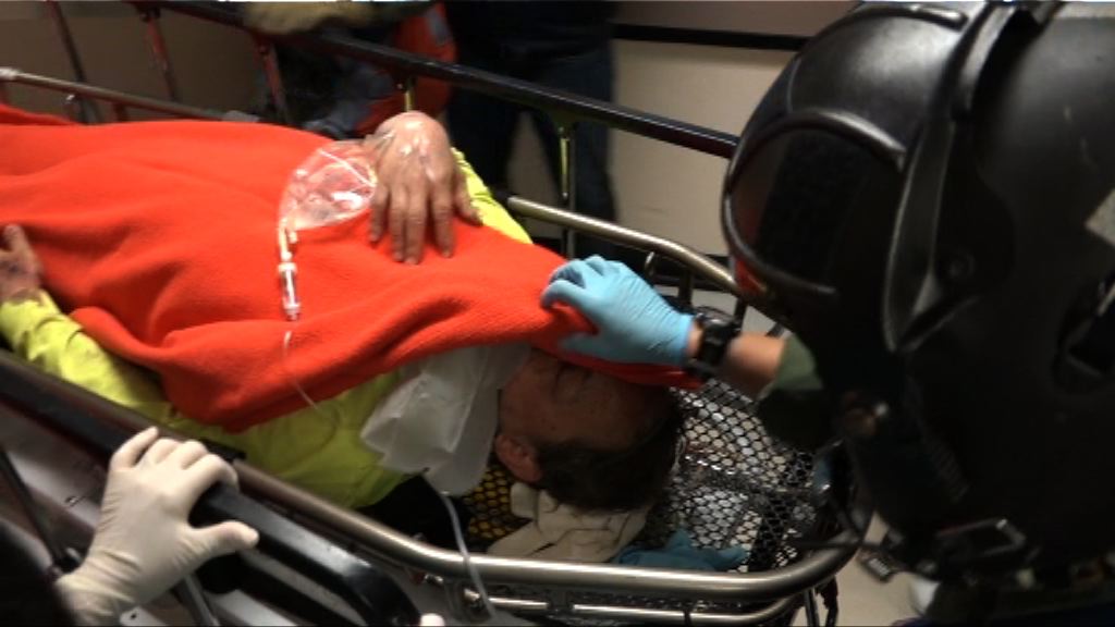 大嶼山男子行山意外墮崖受傷