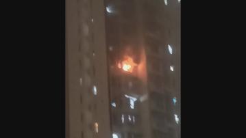 牛頭角公屋單位火警 一男子墮樓身亡