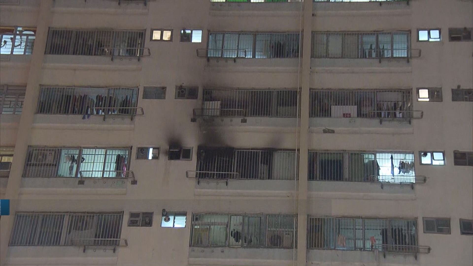 大埔一單位發生火警一名老翁不適送院